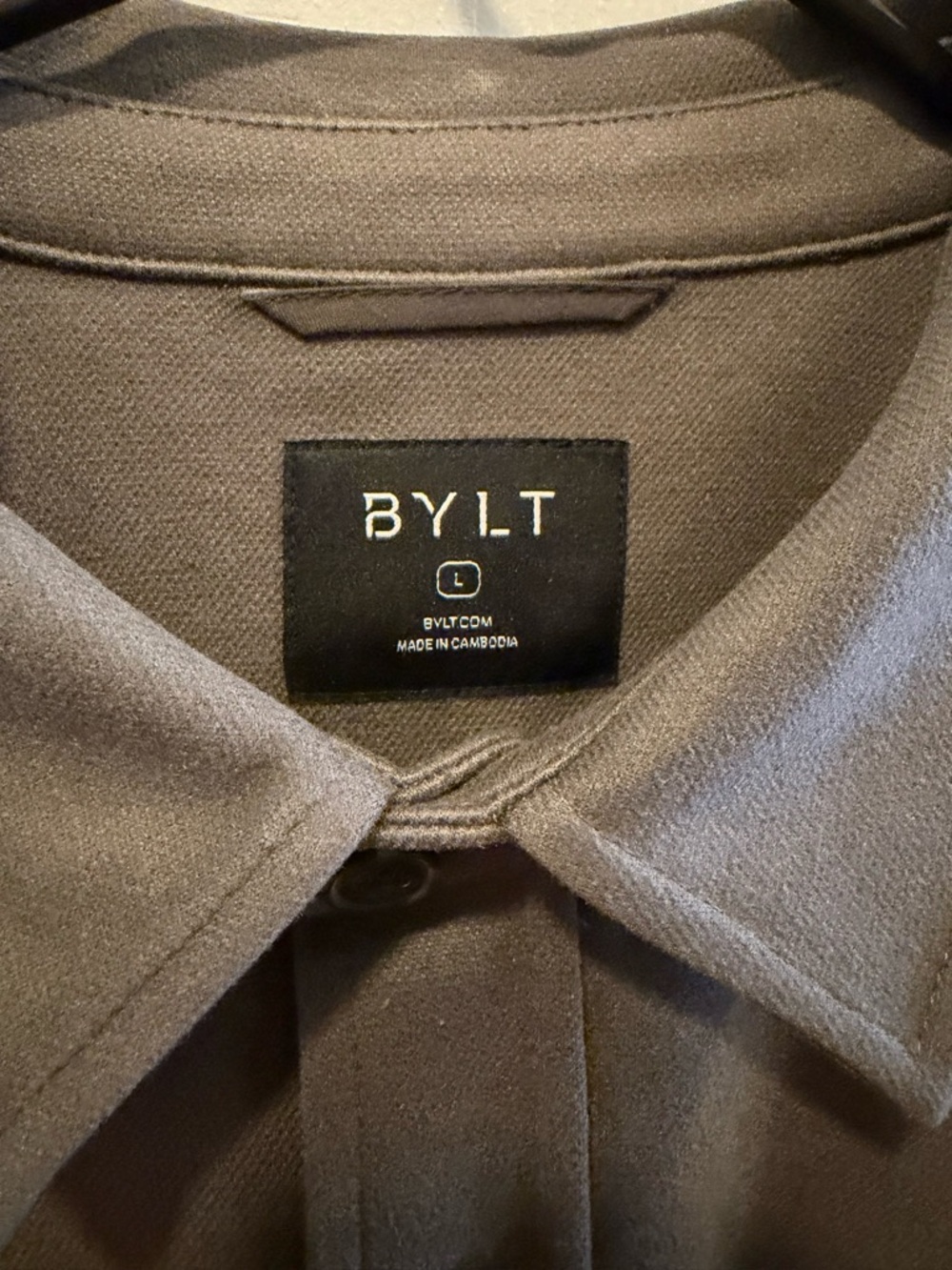 BYLT Coastal Overshirt Dark Forest with Chest Pockets - Size Large - Picture 2 of 6